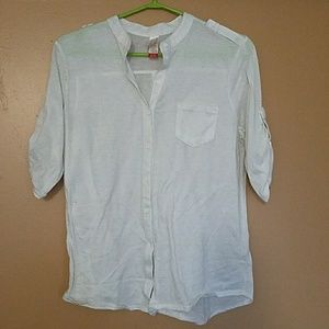 No Boundaries button up cotton shirt